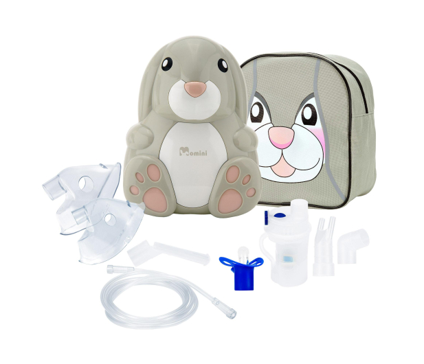 MOMINI Nebulizator kompresorowo-tłokowy NebuBunny - 1361083 - zdjęcie